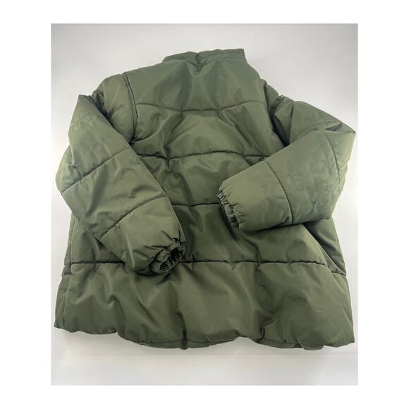 Whales Tail Outerwear Jacket Girls Large Forest Green Winter Puff Coat Zip Warm - Picture 9 of 10